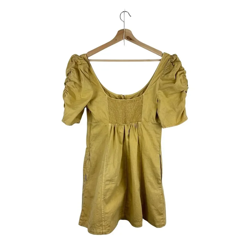 Free People Cheyenne Denim Mini Dress
